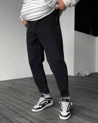 Чоловічі джинси Мом колір Чорний розмір 29 Men-Jeans-Black-29 фото