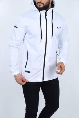 Мужская куртка-ветровка Nike Демисезон цвет Белый размер S, J007 Men-J007 фото