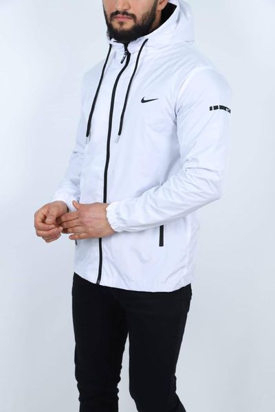 Чоловіча куртка-вітровка Nike Демісезон колір Білий розмір S, J007 Men-J007 фото