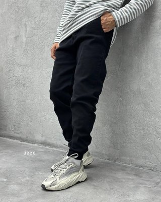Джоггеры мужские джинсовые цвет Черный размер 29 Men-Jeans8 фото