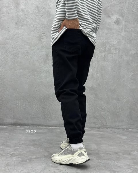 Джогери чоловічі джинсові колір Чорний розмір 29 Men-Jeans8 фото
