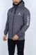 Чоловіча куртка-вітровка Jordan Демісезон колір Сірий розмір S, J008 Men-J008 фото 1