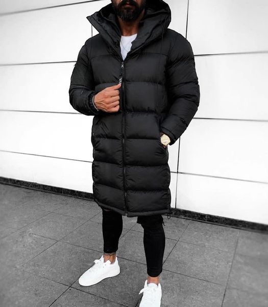 Чорна чоловіча куртка зима колір Чорний розмір S evil-01 фото