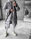 Чоловіча зимова куртка Водонепроникна наповнювач еко-пух колір Сірий розмір S Men-J2-Grey-S фото 1