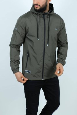Чоловіча куртка-вітровка Nike Демісезон колір Хакі розмір S, J007 Men-J007 фото