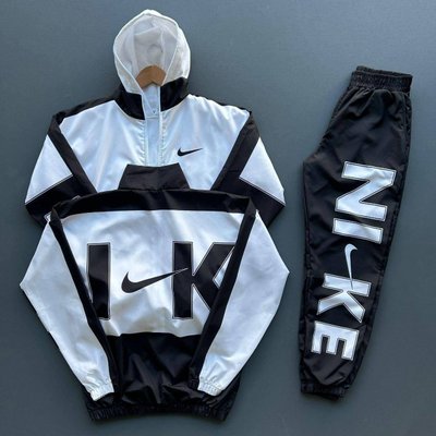 Спортивный костюм Nike Куртка+штаны цвет Черный размер S, SS0044 Men-SS004 фото