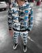 Чоловічий спортивний костюм на флісі, (Худі + штани) Multicolor колір Multicolor3 розмір S СК-Multicolor3-S фото
