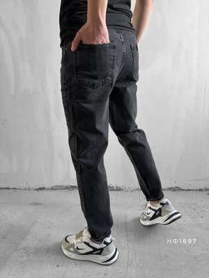 Джинси чоловічі прямі колір Чорний розмір 29, НФ-1697 НФ фото