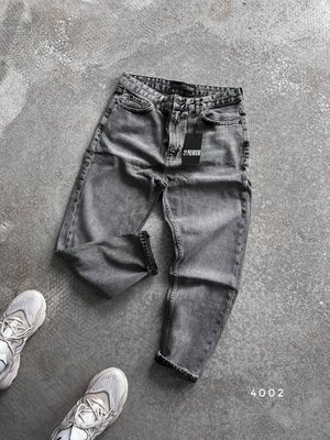 Джинси мом чоловічі колір Сірий розмір 29, Jeans6 Men-Jeans6 фото
