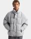 Чоловічий пуховик зимовий Світло сірий розмір S, Зимова дута куртка Men-J21-Light/Grey-S фото 1
