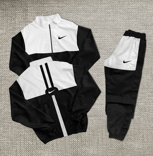 Спортивний костюм Nike плащівка Чорний розмір S, SS004 Men-SS004 фото