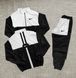 Спортивний костюм Nike плащівка Чорний розмір S, SS004 Men-SS004 фото 2