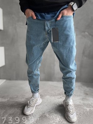 Джинси чоловічі прямі колір Блакитний розмір 29 Men-Jeans5 фото