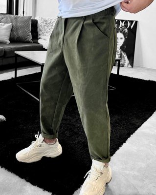 Джогери чоловічі котонові Хакі розмір S Men-Jeans3-Khaki-S фото
