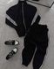Спортивний костюм на флісі Кофта+Штани колір Чорний розмір S, SS006 Men-SS006 фото 1