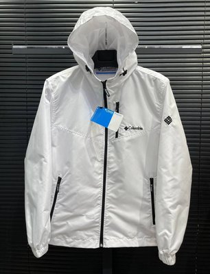 Чоловіча куртка-вітровка Columbia Демісезон колір Білий розмір S, J0010 Men-J0010 фото