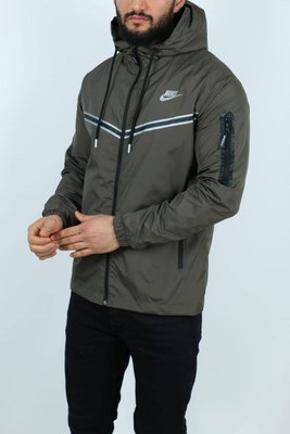 Куртка Nike чоловіча весна колір Хакі розмір S, J017 Men-J017 фото