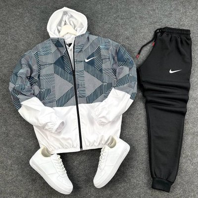 Спортивний костюм Nike плащівка Різнобарвний розмір S, SS004 Men-SS004 фото