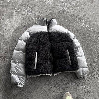 Мужская зимняя куртка Бомбер цвет Серый размер S Men-J36 фото