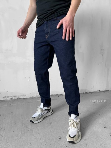 Джинси чоловічі прямі колір Темно-синій розмір 29, НФ-1700 НФ фото