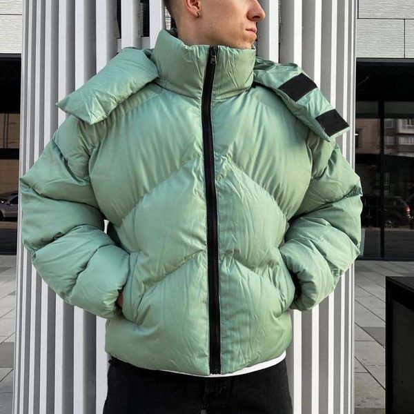 Пуховик чоловічий Зелений розмір S, Куртка зима -25 водонепроникна Men-J22-Green-S фото