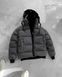 Чоловіча зимова куртка Водонепроникна плащівка колір Темно-сірий розмір S Men-J5-DarkGrey-S фото