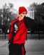 Мужской спортивный костюм на флисе, (Худи + штаны) Red/Black цвет Red/Black размер S Men-Sport3--S фото 6