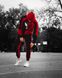 Мужской спортивный костюм на флисе, (Худи + штаны) Red/Black цвет Red/Black размер S Men-Sport3--S фото 2