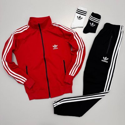 Спортивний костюм Adidas модель унісекс колір Червоний розмір XS, SS00101 Men-SS0010 фото