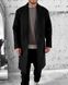 Мужское пальто кашемир Черное цвет Чорний размер S Men-Coat-Black-S фото 4