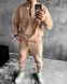 Мужской флисовый спортивный костюм цвет Бежевий размер S Men-SS1-Beige-S фото