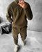 Чоловічий флісовий спортивний костюм колір Хакі розмір S Men-SS1-Khaki-S фото