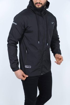 Чоловіча куртка-вітровка Nike Демісезон колір Чорний розмір S, J007 Men-J007 фото