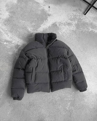 Чоловіча зимова куртка Вельвет колір Графіт розмір S, J43 Men-J43 фото